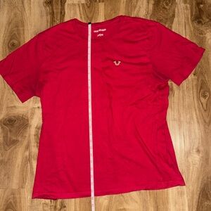 True Religion Vibrant Red Short Sleeve Tee